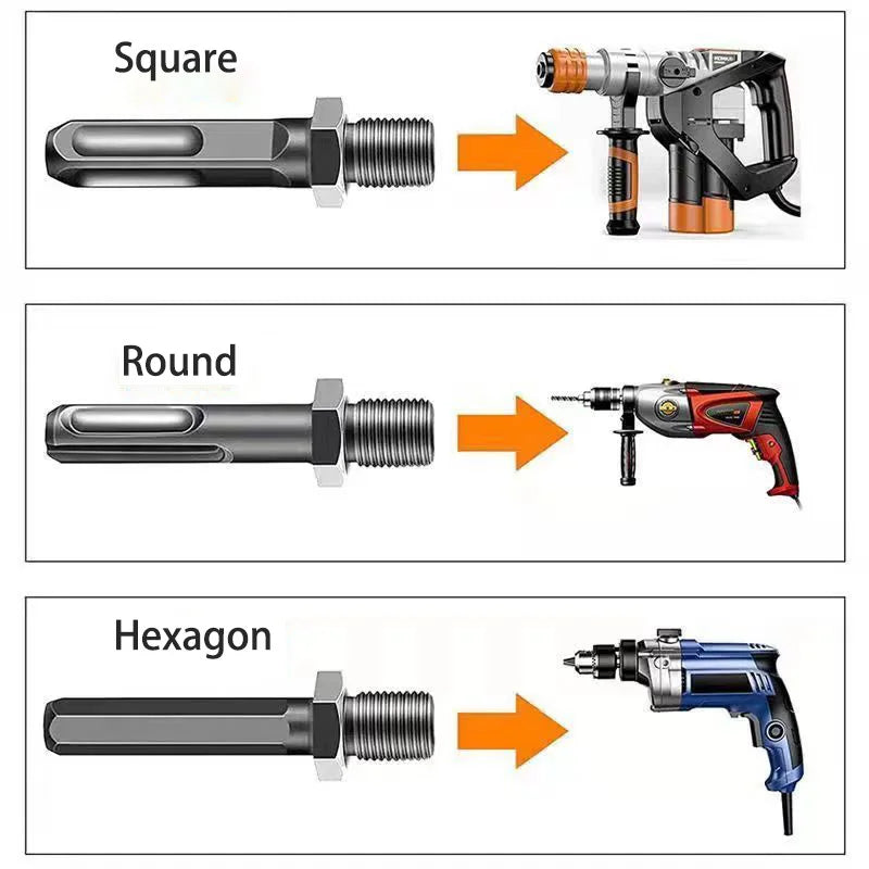 UniSell™  WoodSplitter Pro - 32/38/42/45/50Mm Wood Drill Bit Twist Firewood Splitting Drill Bit Wood Splitter Screw Cones Bit Square round Drill Bit for Wood