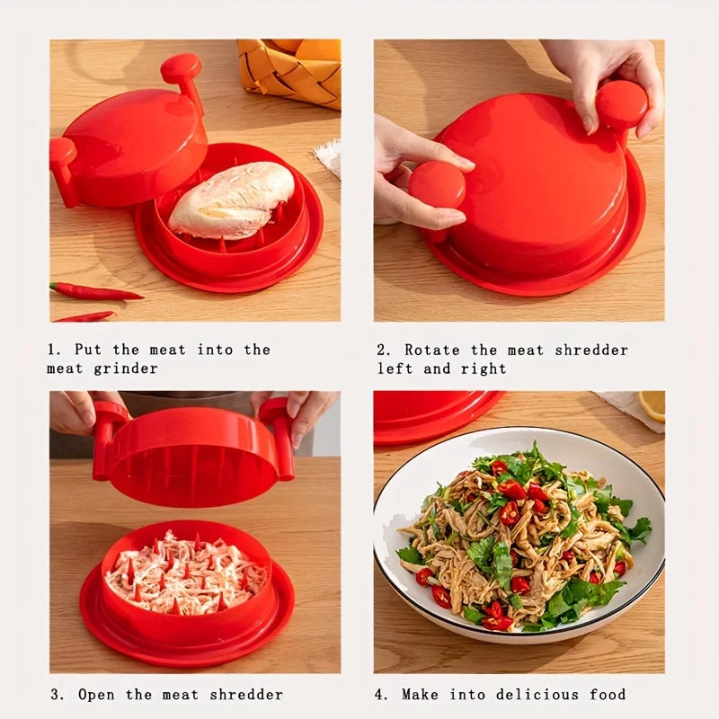  UniSell™ Manual Chicken Shredder – Washable & Reusable