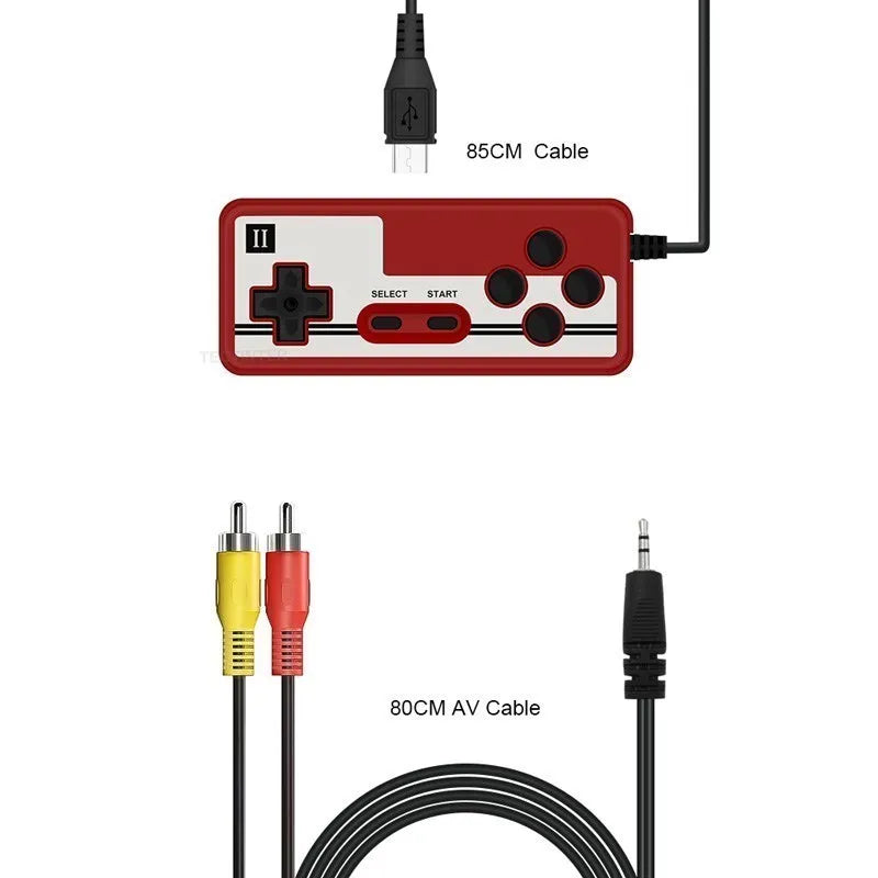 UniSell™ Retro Mini 8-Bit Handheld Game Console – 500 Games