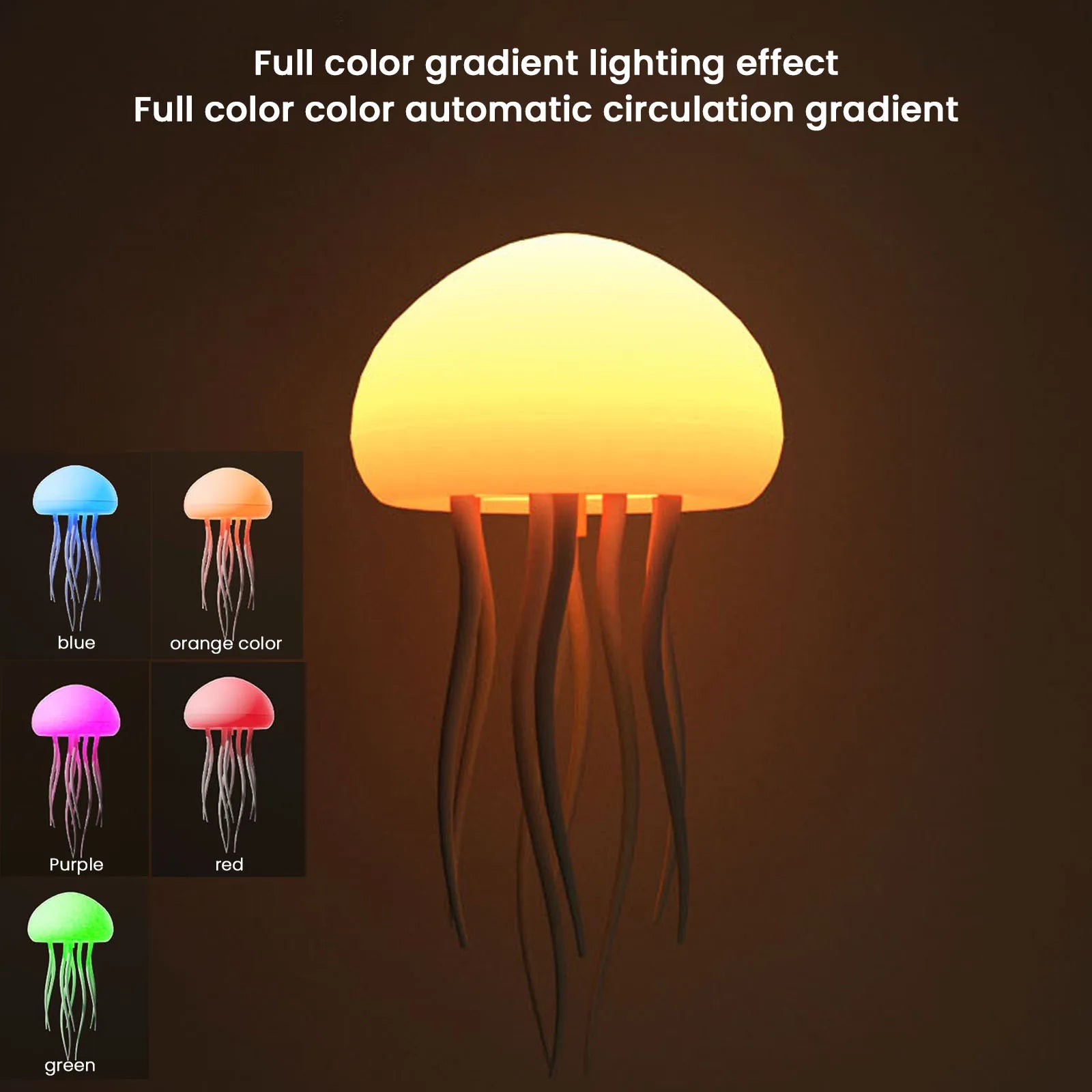 UniSell™ Jellyfish Atmosphere Light – Warm & Color-Changing Modes