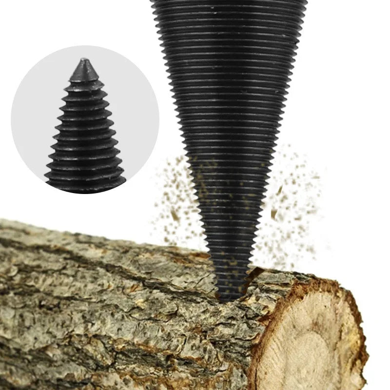 UniSell™  WoodSplitter Pro - 32/38/42/45/50Mm Wood Drill Bit Twist Firewood Splitting Drill Bit Wood Splitter Screw Cones Bit Square round Drill Bit for Wood